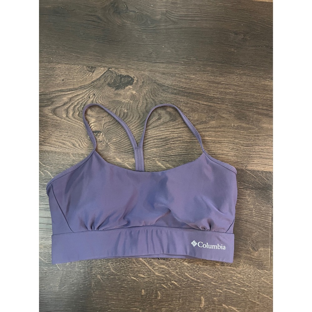 Columbia‎ Womens Purple Racerback Sports Bra Activewear Size M